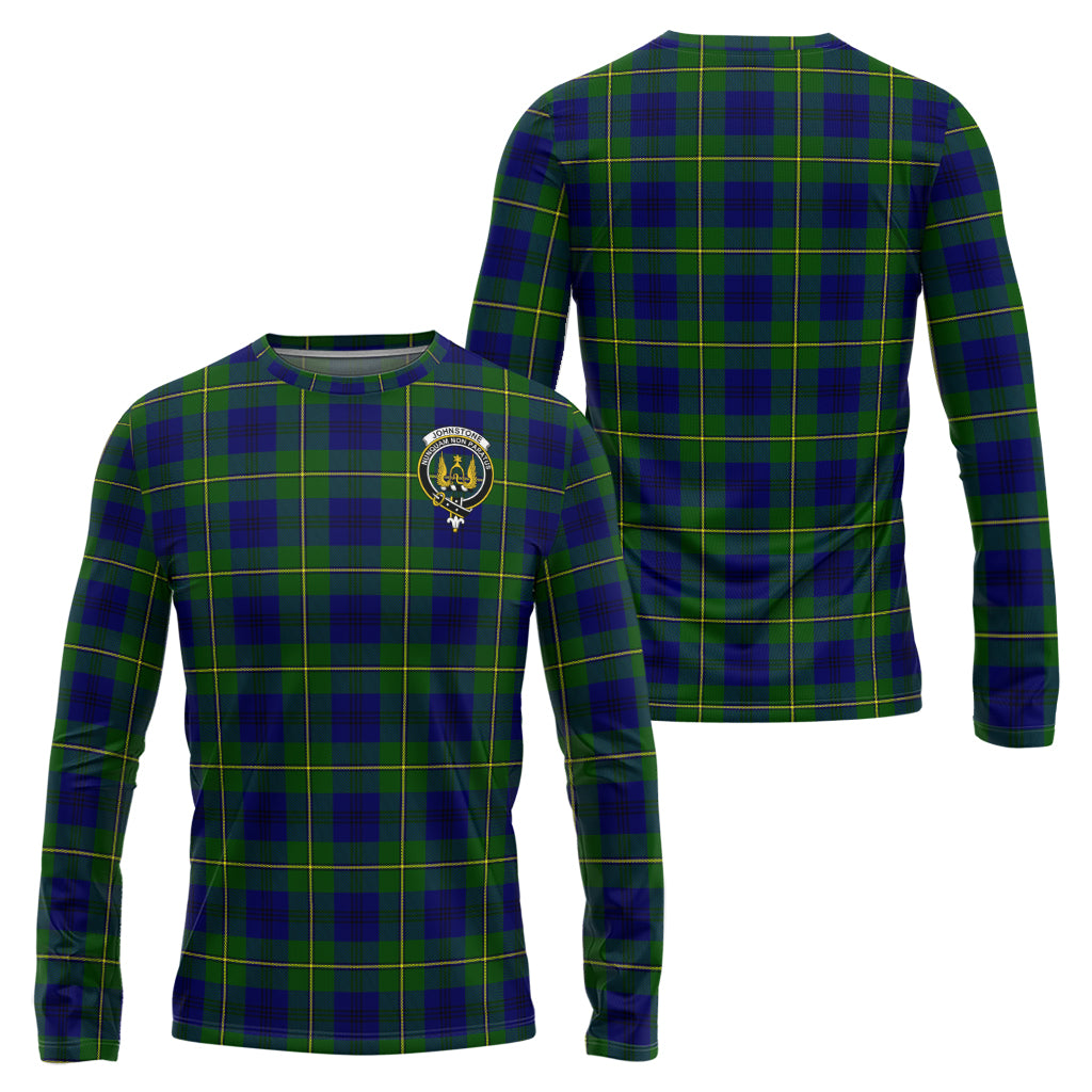 johnstone-johnston-modern-tartan-long-sleeve-t-shirt-with-family-crest