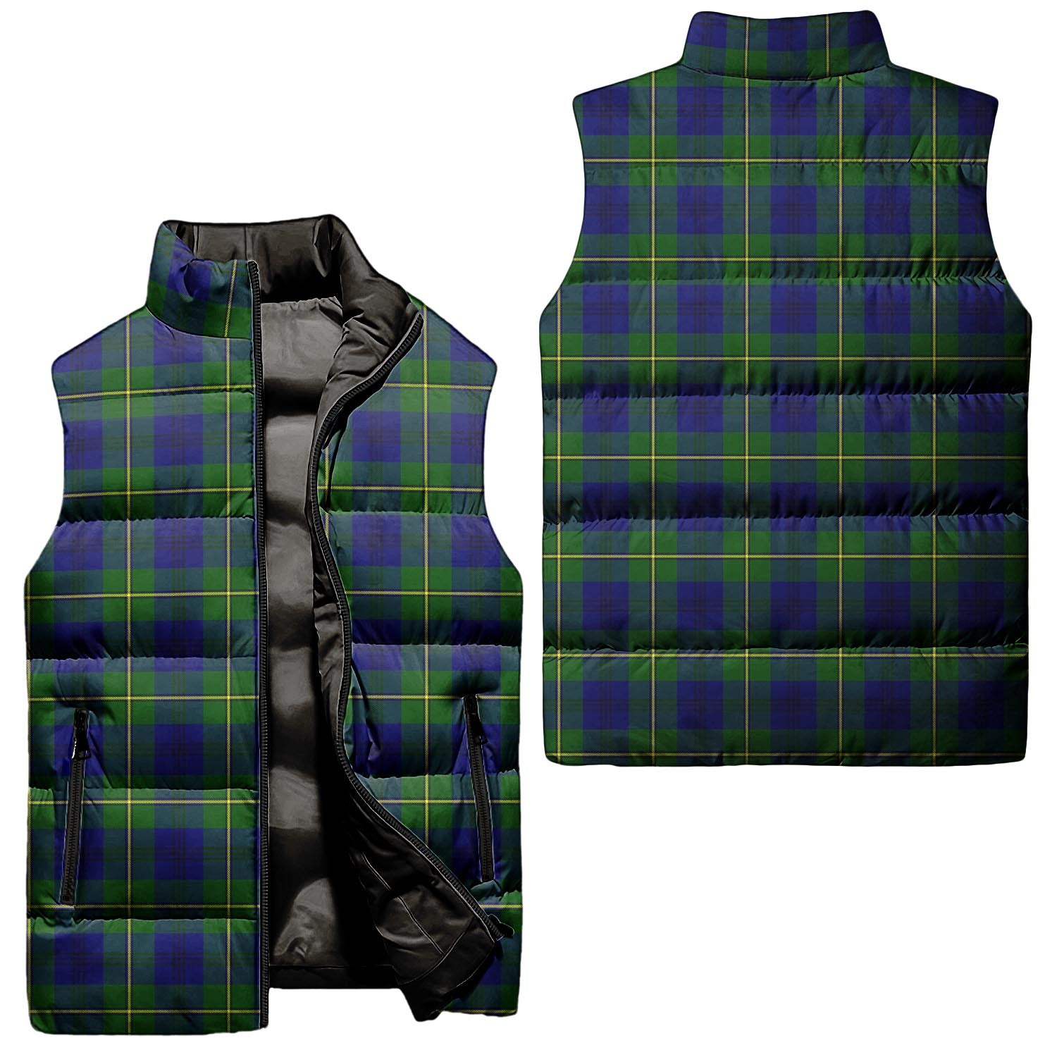 Johnstone-Johnston Modern Tartan Sleeveless Puffer Jacket Unisex - Tartanvibesclothing