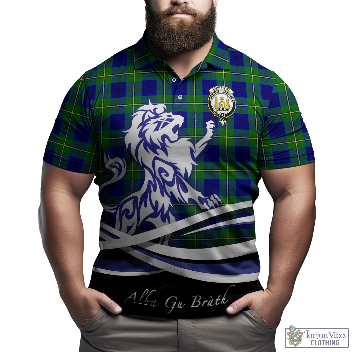 johnstone-johnston-modern-tartan-polo-shirt-with-alba-gu-brath-regal-lion-emblem