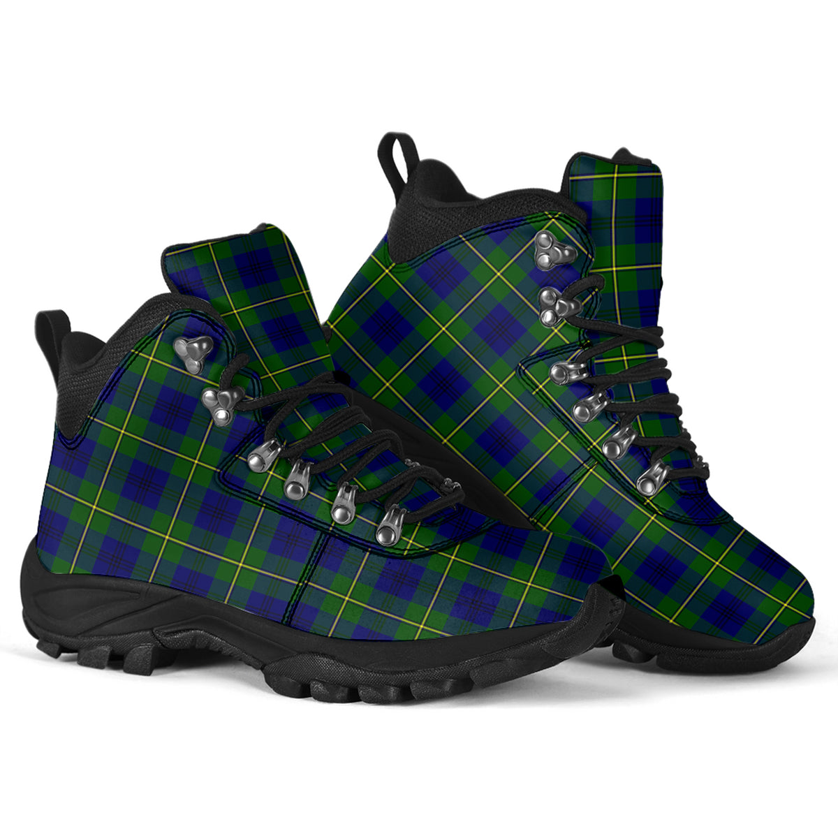 Johnstone-Johnston Modern Tartan Alpine Boots - Tartanvibesclothing