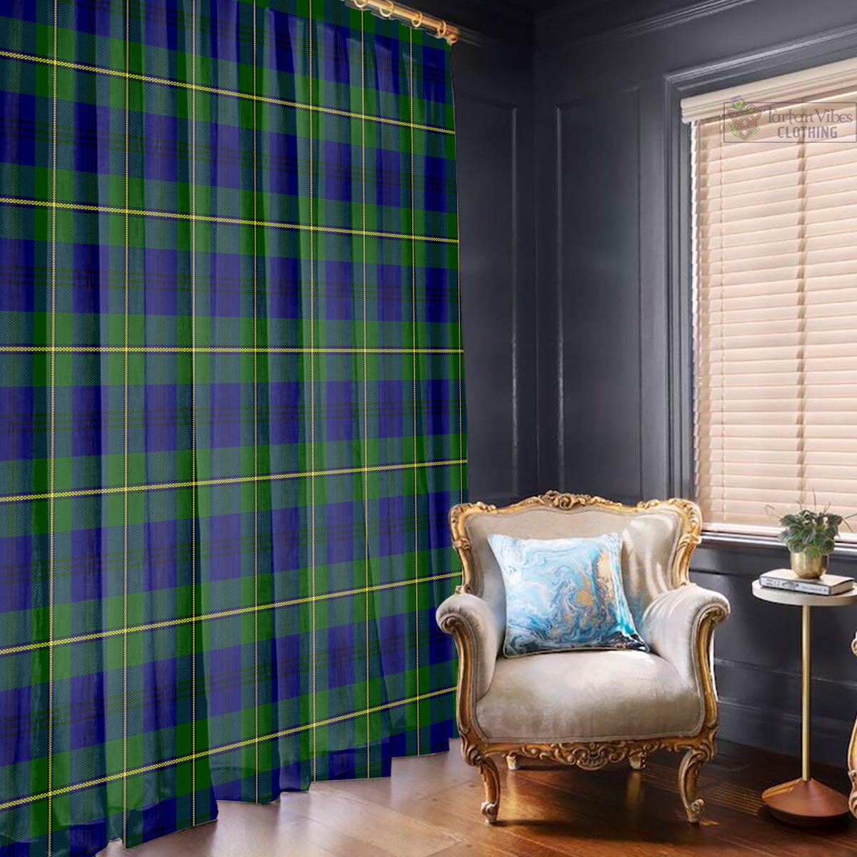 Johnstone-Johnston Modern Tartan Window Curtain