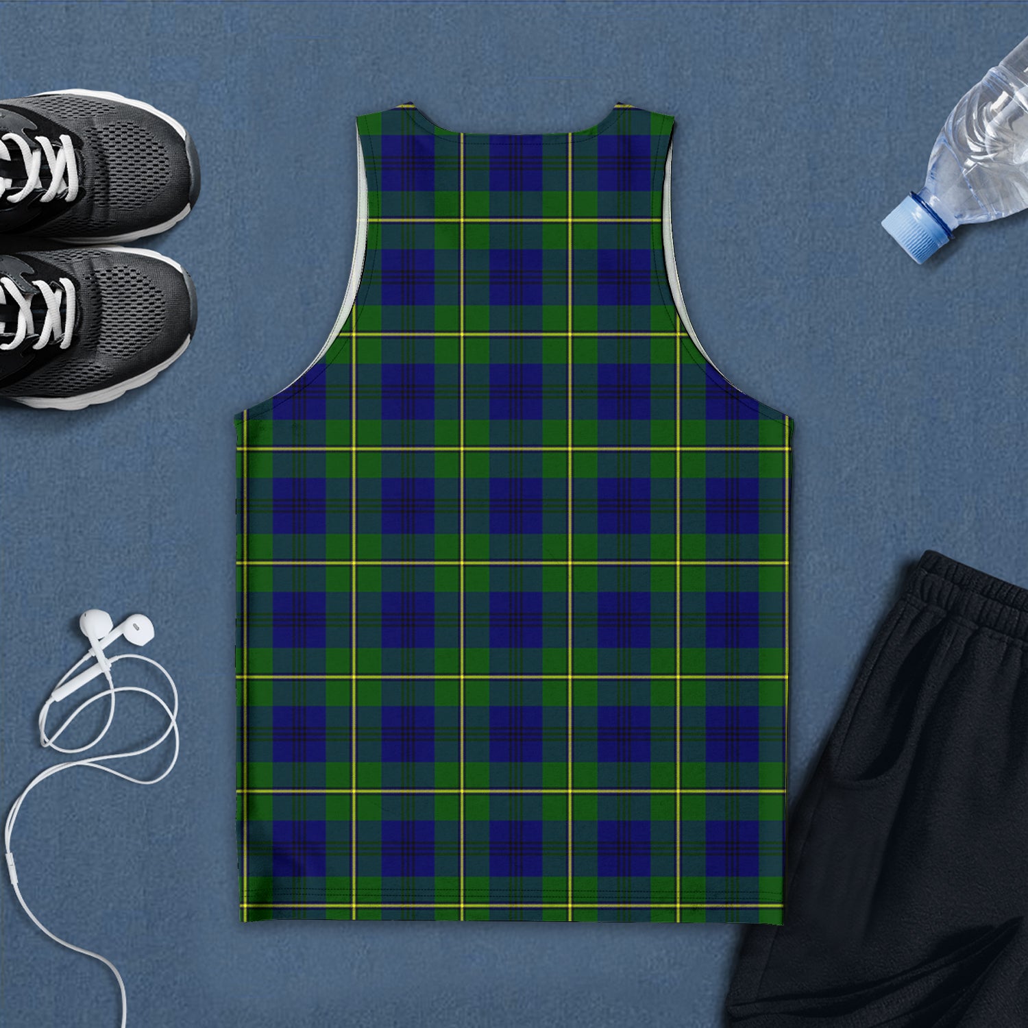 johnstone-johnston-modern-tartan-mens-tank-top