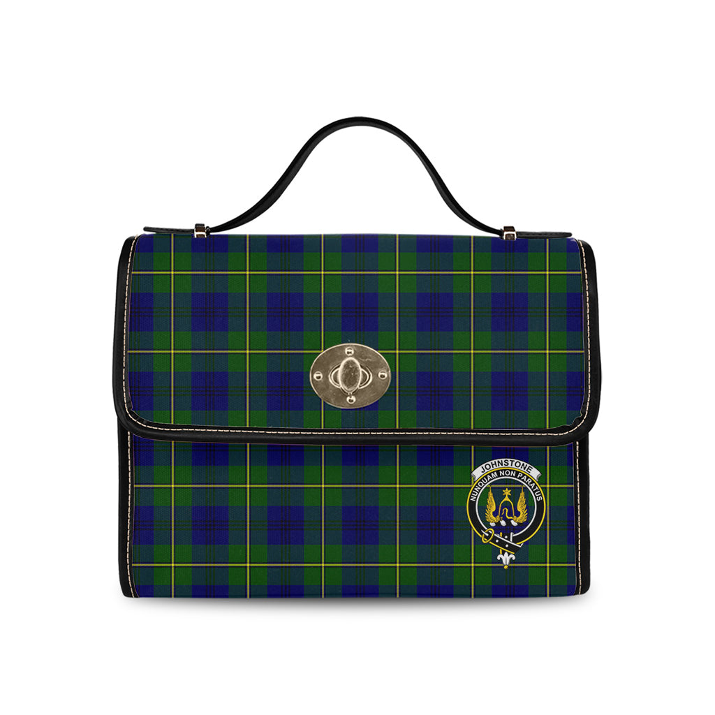 johnstone-johnston-modern-tartan-leather-strap-waterproof-canvas-bag-with-family-crest