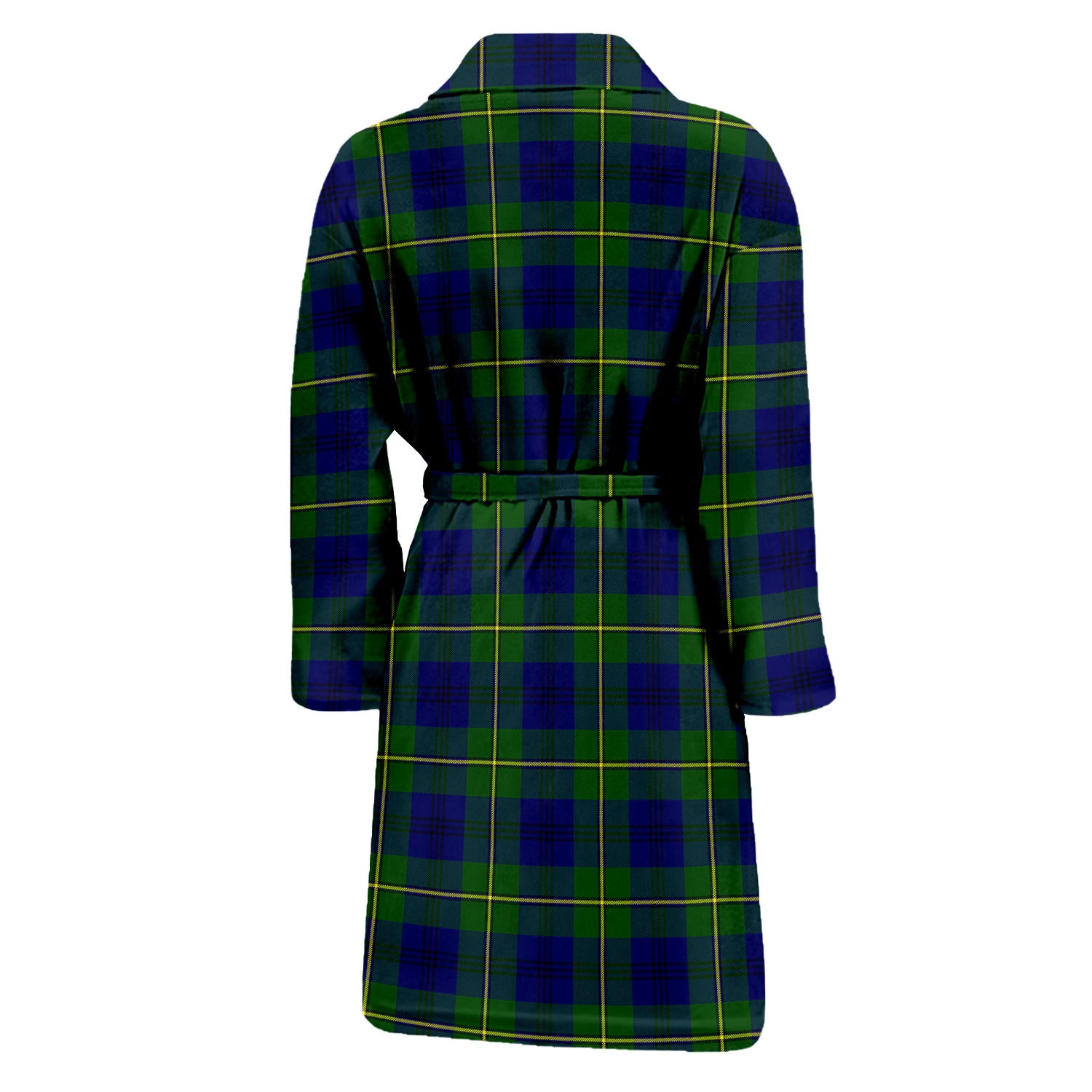 Johnstone Modern Tartan Bathrobe with Family Crest - Tartan Vibes Clothing