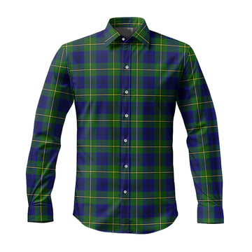 Johnstone Modern Tartan Long Sleeve Button Up Shirt