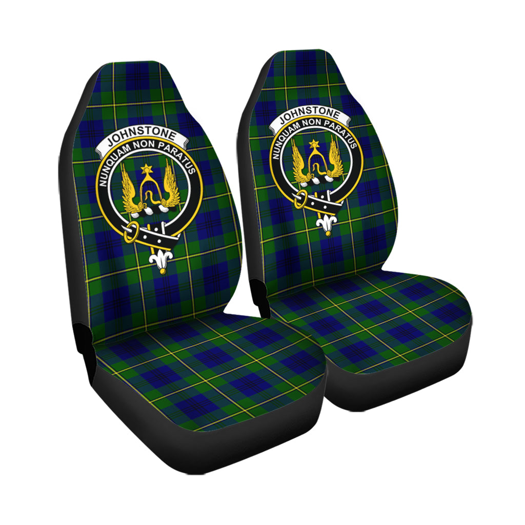 Johnstone-Johnston Modern Tartan Car Seat Cover with Family Crest - Tartanvibesclothing