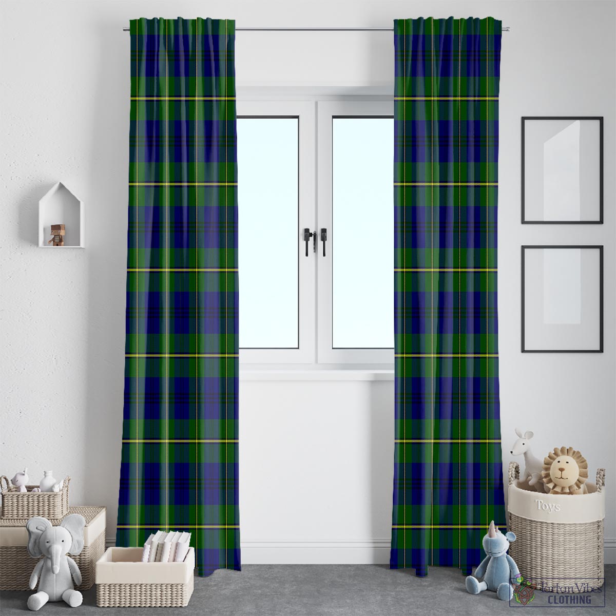 Johnstone-Johnston Modern Tartan Window Curtain