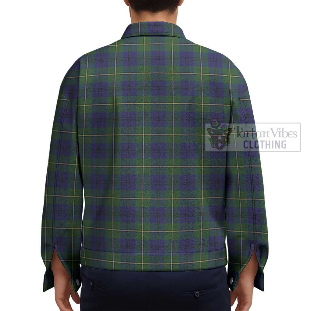 Johnstone Modern Tartan Unisex Lapel Cotton Jacket - Tartan Vibes Clothing