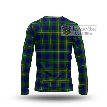 Johnstone Modern Tartan Long Sleeve T-Shirt with Family Crest DNA In Me Style