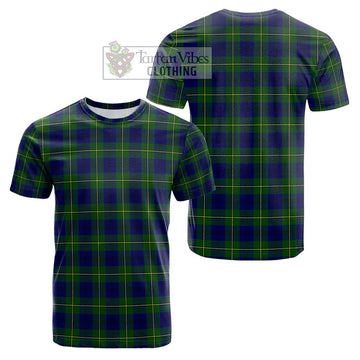 Johnstone Modern Tartan Cotton T-Shirt