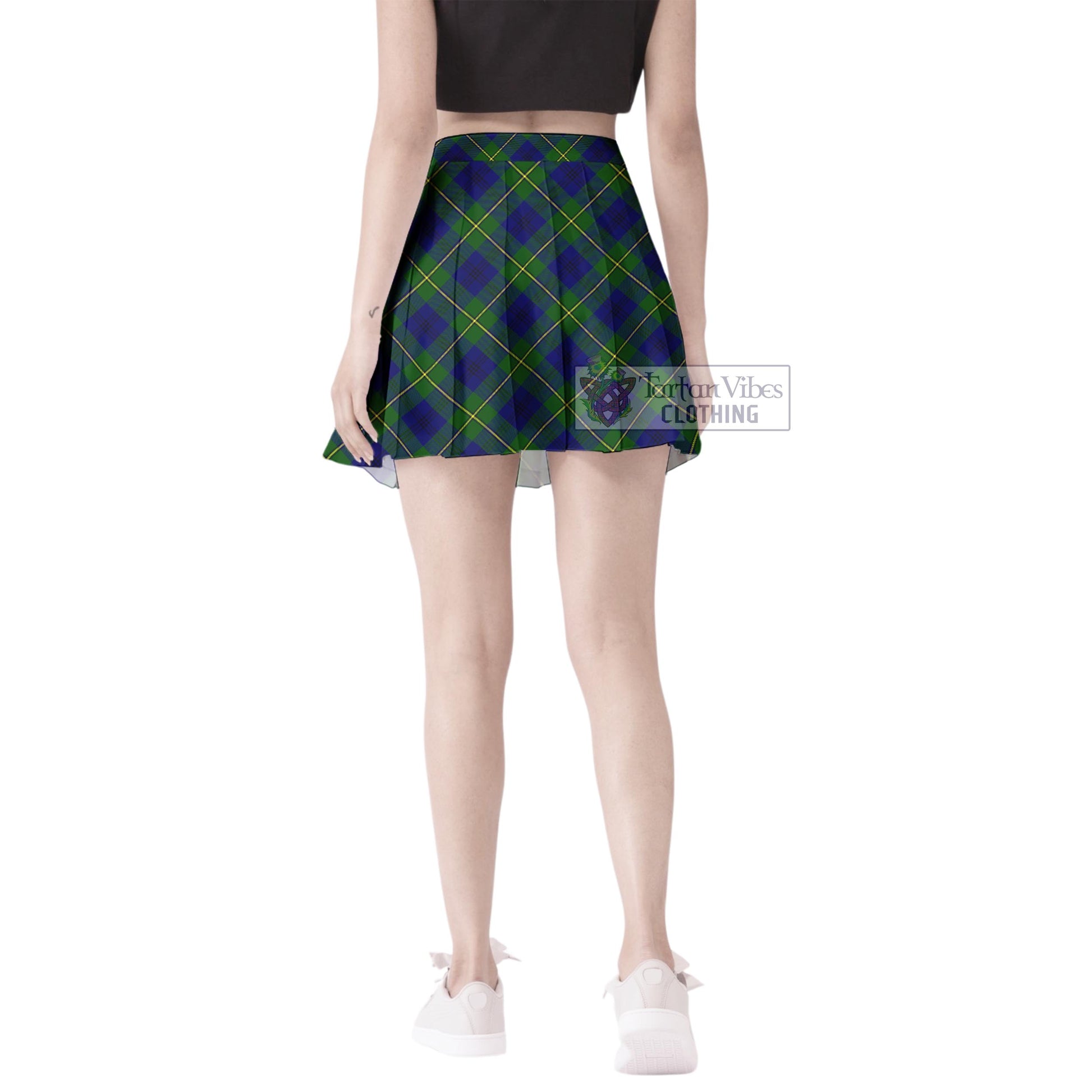 Tartan Vibes Clothing Johnstone Modern Tartan Women's Plated Mini Skirt