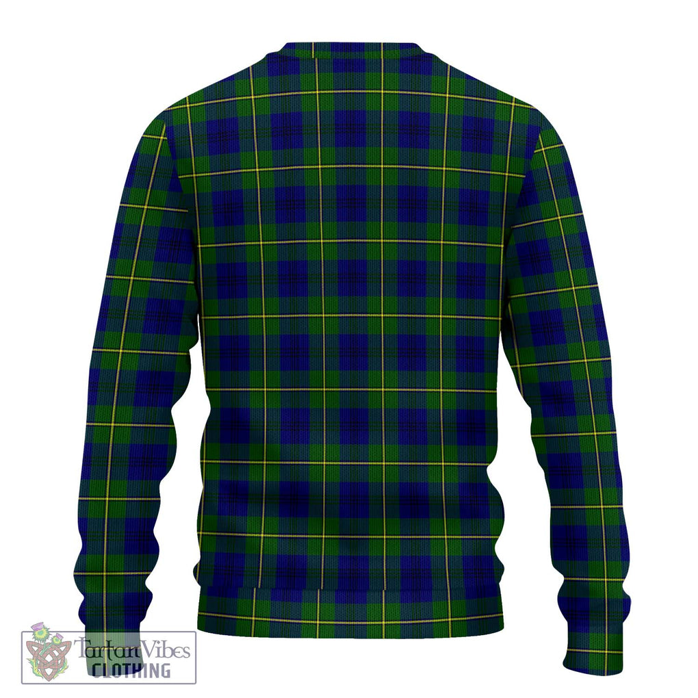 Johnstone Modern Tartan Knitted Sweater with Family Crest DNA In Me Style - Tartanvibesclothing Shop