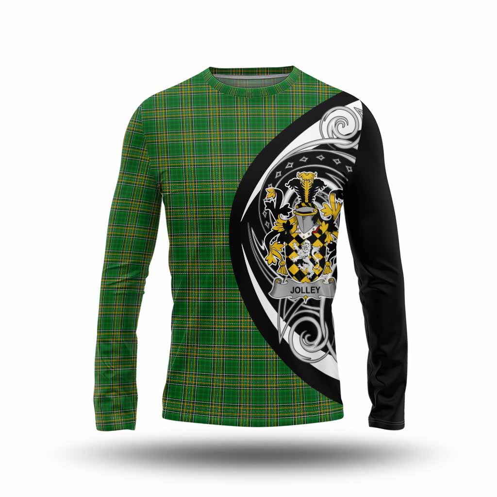 Jolley Irish Clan Long Sleeve T-Shirt Celtic Circle Style Unisex - Tartan Vibes Clothing