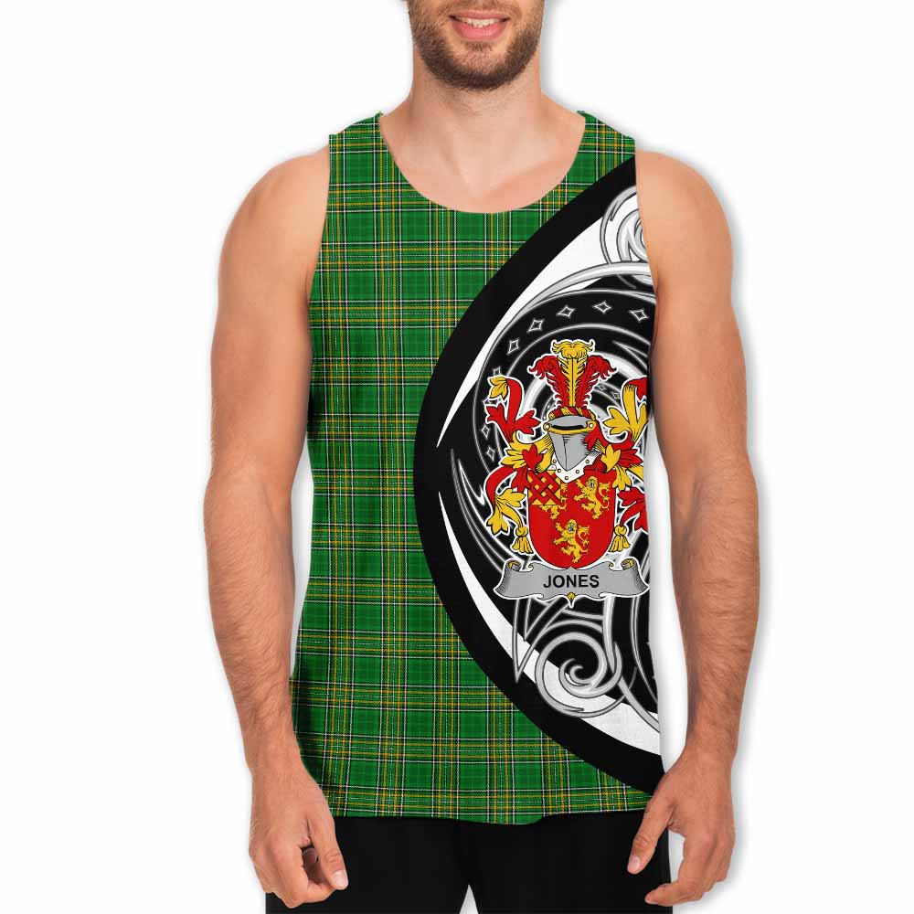Jones Irish Clan Men's Tank Top Celtic Circle Style Men - Tartan Vibes Clothing