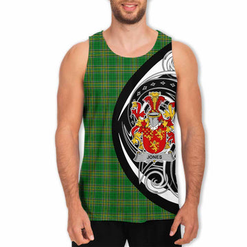 Jones Irish Clan Men's Tank Top Celtic Circle Style Men - Tartan Vibes Clothing