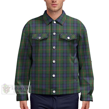 Jones Tartan Unisex Lapel Cotton Jacket