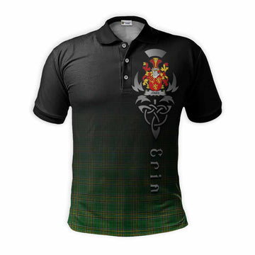 Jones Irish Clan Polo Shirt with Coat of Arms Erin Go Bragh Celtic Inspired Kid - Tartan Vibes Clothing