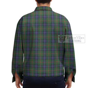 Jones Tartan Unisex Lapel Cotton Jacket