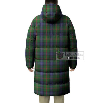 Jones Tartan Long Down Jacket