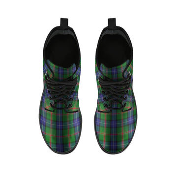 Jones Tartan Leather Boots - Tartan Vibes Clothing