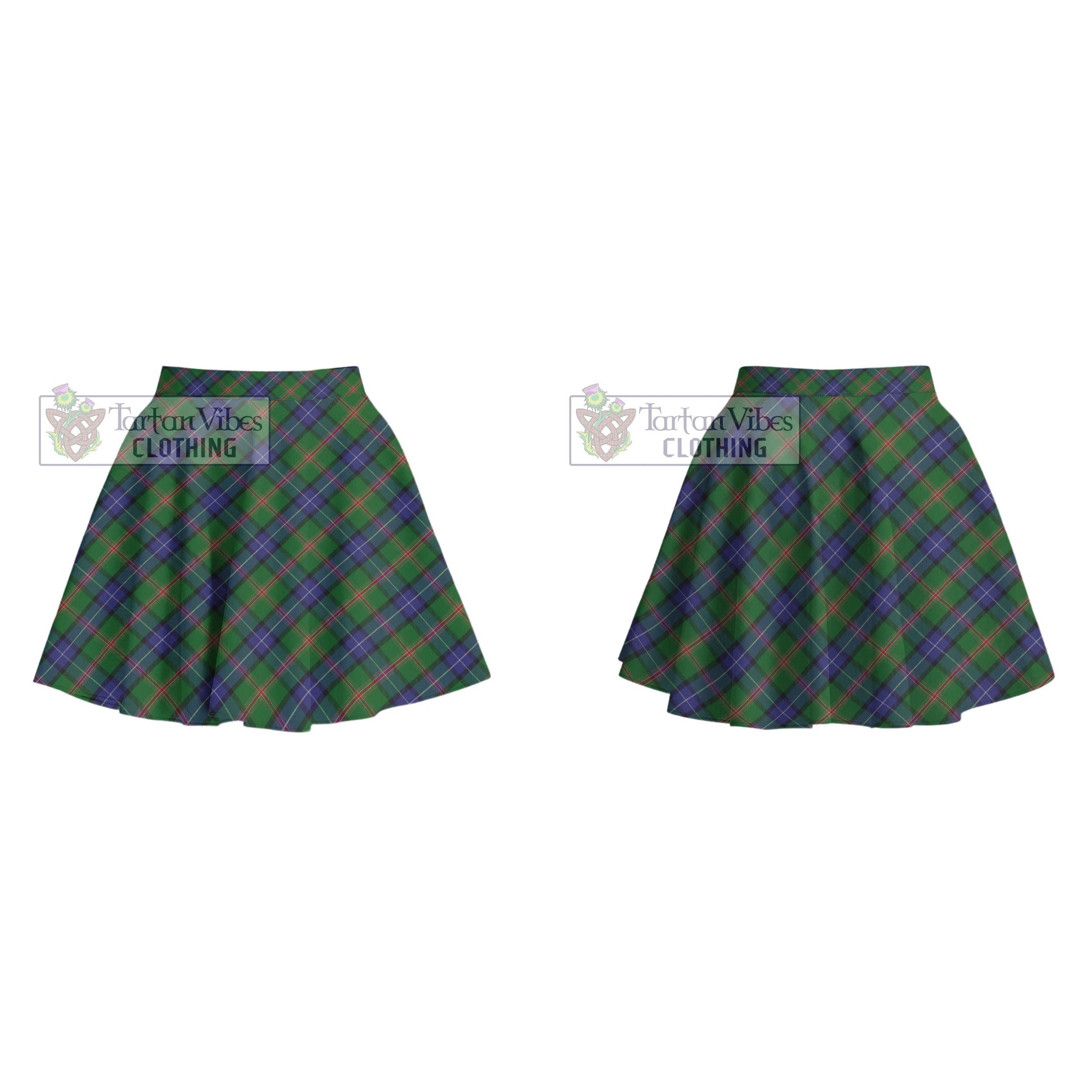 Tartan Vibes Clothing Jones Tartan Women's Plated Mini Skirt