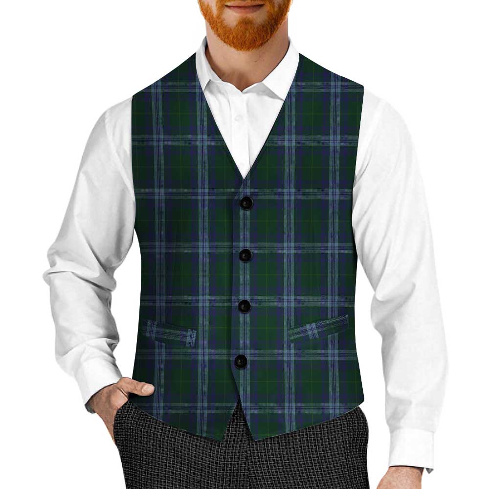 Tartan Vibes Clothing Jones of Wales Tartan Men's Sleeveless Suit Vest