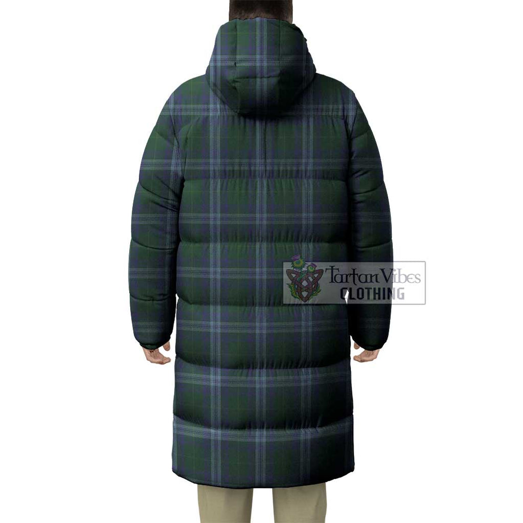 Tartan Vibes Clothing Jones of Wales Tartan Long Down Jacket