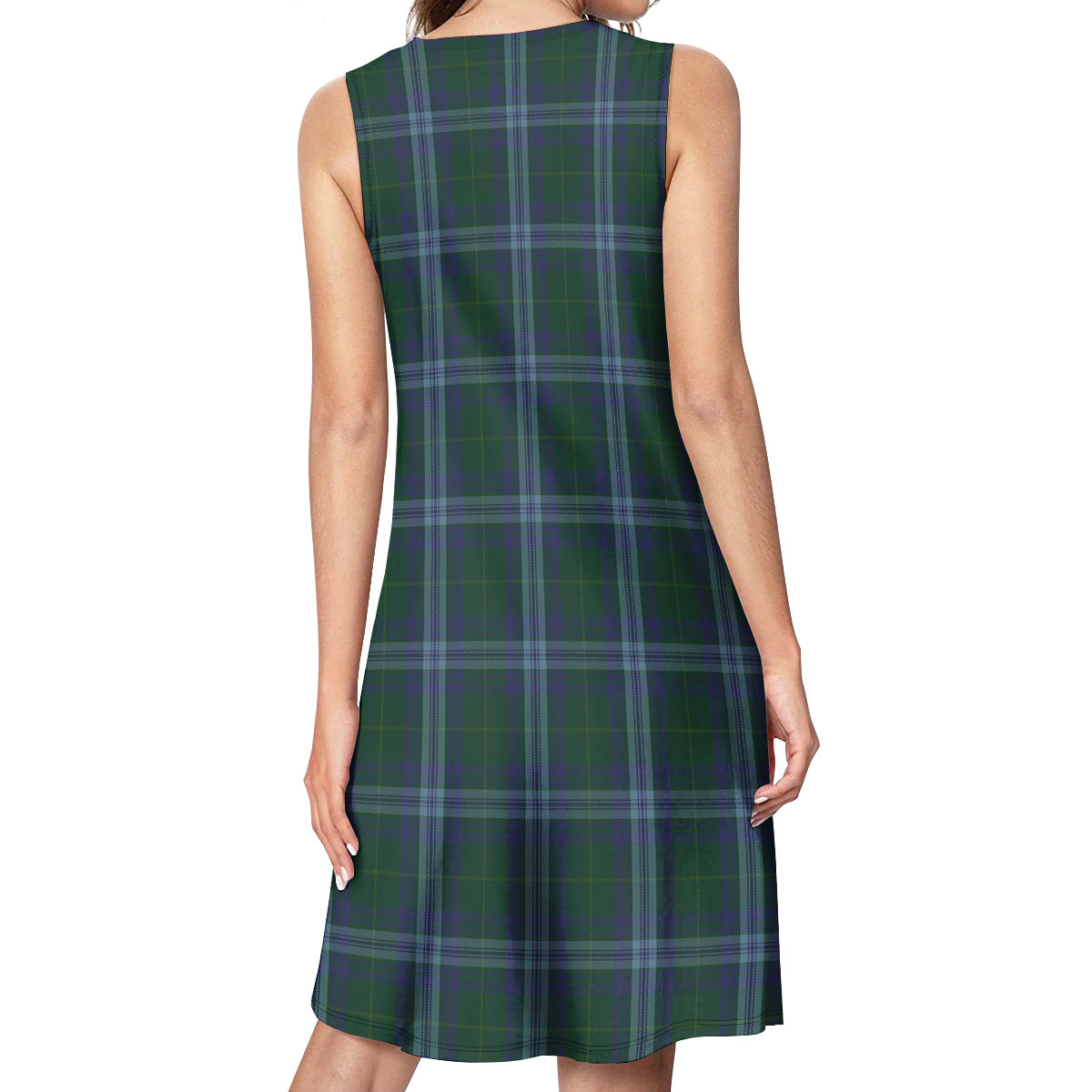 Jones of Wales Tartan Womens Casual Dresses - Tartanvibesclothing