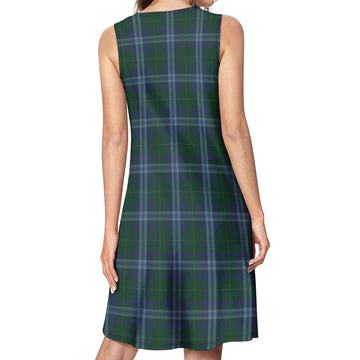 Jones of Wales Tartan Womens Casual Dresses