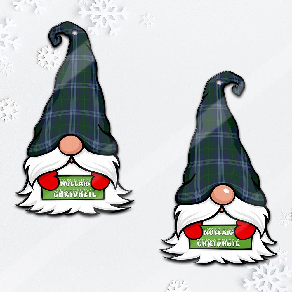 Jones of Wales Gnome Christmas Ornament with His Tartan Christmas Hat - Tartan Vibes Clothing