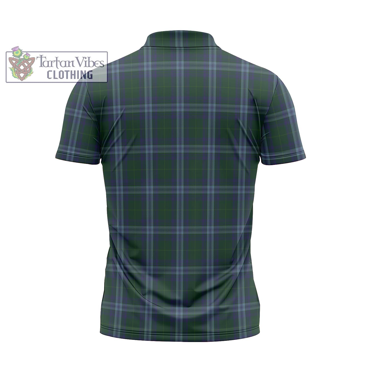 Tartan Vibes Clothing Jones of Wales Tartan Zipper Polo Shirt