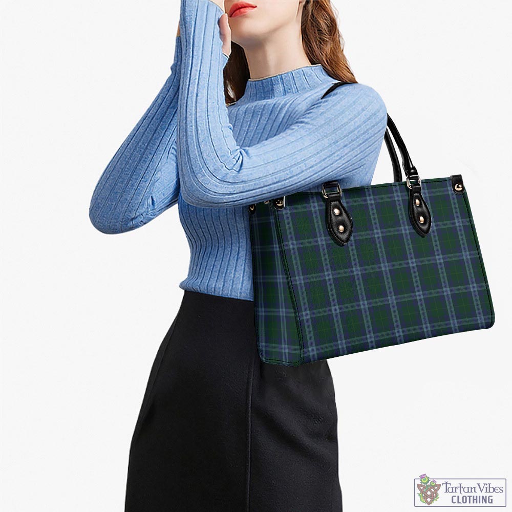 Tartan Vibes Clothing Jones of Wales Tartan Luxury Leather Handbags