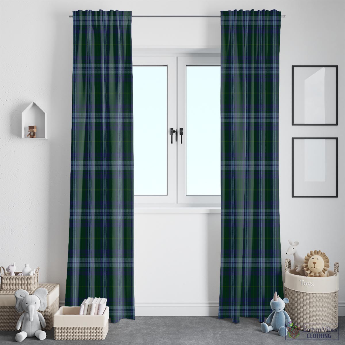 Jones of Wales Tartan Window Curtain