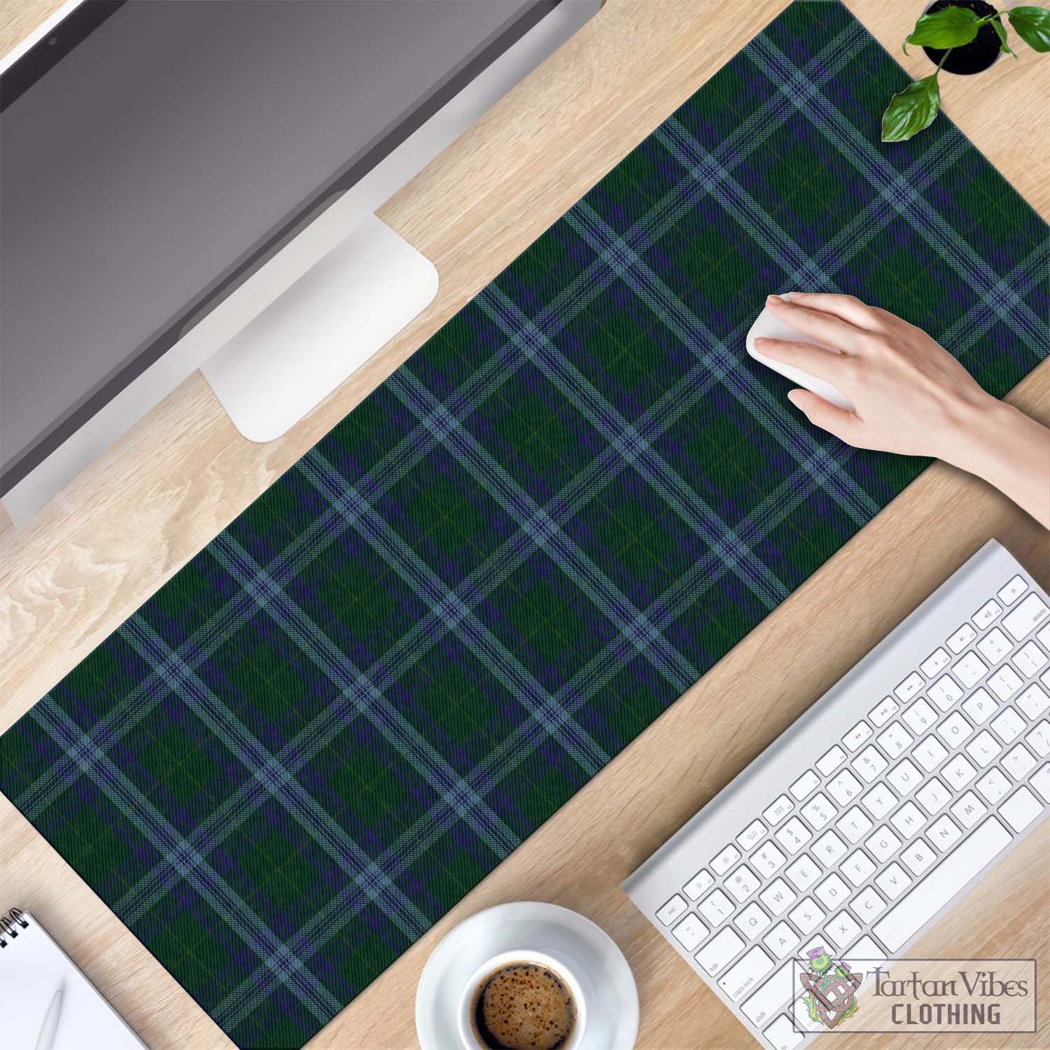 Tartan Vibes Clothing Jones of Wales Tartan Mouse Pad