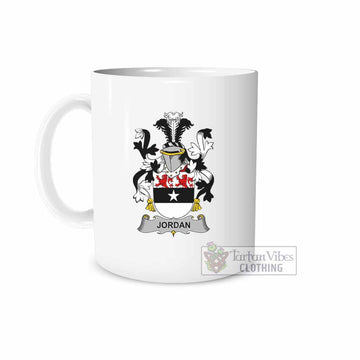 Jordan Irish Clan Coat of Arms Ceramic Mug