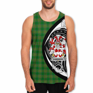 Kavanagh Irish Clan Men's Tank Top Celtic Circle Style Men - Tartan Vibes Clothing
