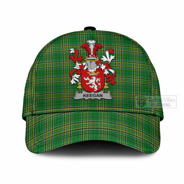 Keegan Irish Clan Tartan Classic Cap with Coat of Arms