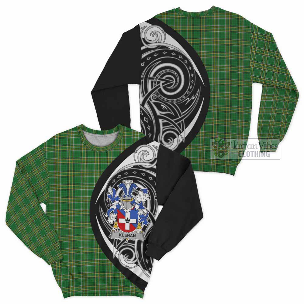 Keenan Irish Clan Sweatshirt Celtic Circle Style - Tartan Vibes Clothing