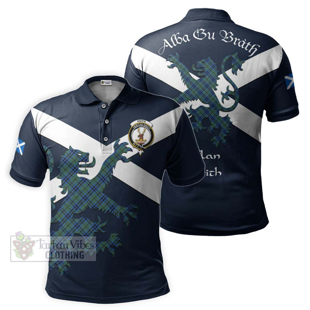 Tartan Vibes Clothing Keith Tartan Lion Rampant Polo Shirt – Proudly Display Your Heritage with Alba Gu Brath and Clan Name