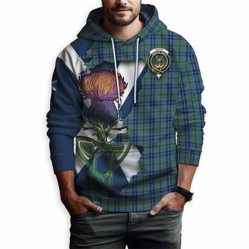 Keith Tartan Family Crest Hoodie Scottish Thistle Celtic Inspired Pullover Hoodie - Tartan Vibes Clothing