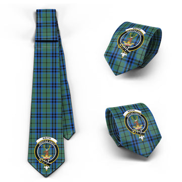 Keith Tartan Classic Necktie with Family Crest