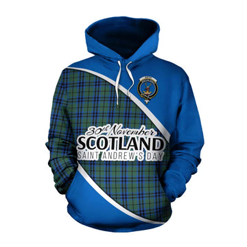 Keith Family Crest Tartan Cotton Hoodie Celebrate Saint Andrew's Day in Style