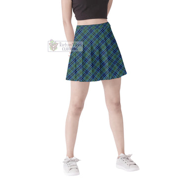 Keith Tartan Women's Plated Mini Skirt