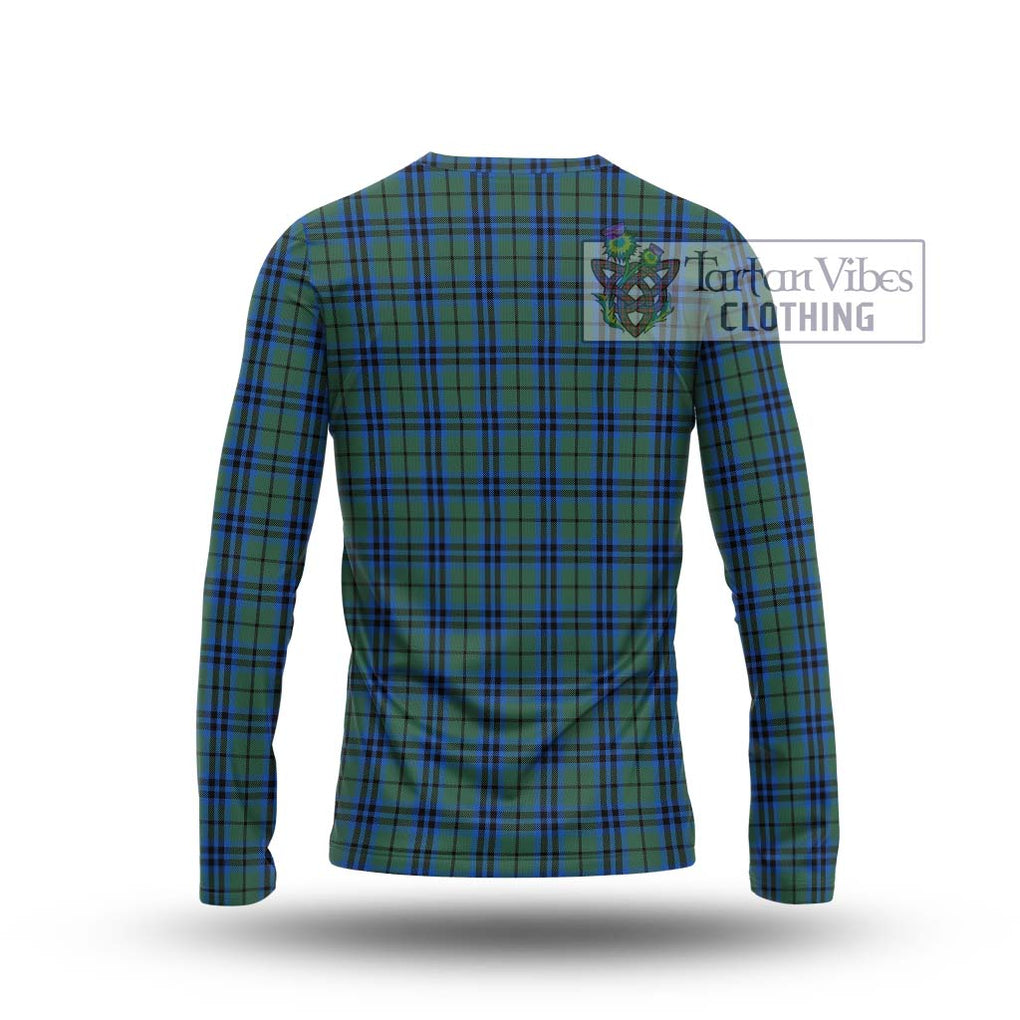 Keith Tartan Long Sleeve T-Shirt with Family Crest DNA In Me Style - Tartanvibesclothing Shop