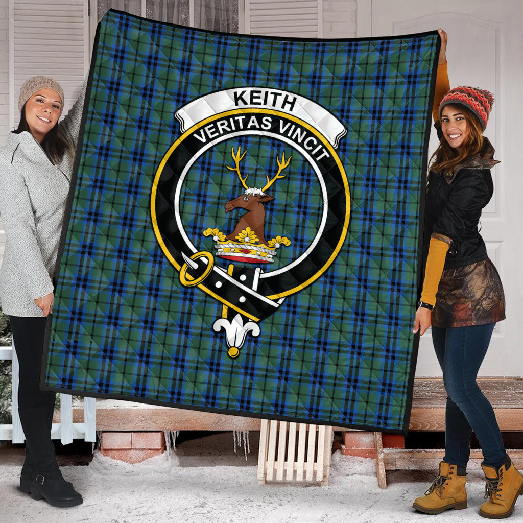 keith-tartan-quilt-with-family-crest