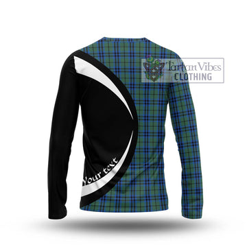 Keith Tartan Long Sleeve T-Shirt with Family Crest Circle Style