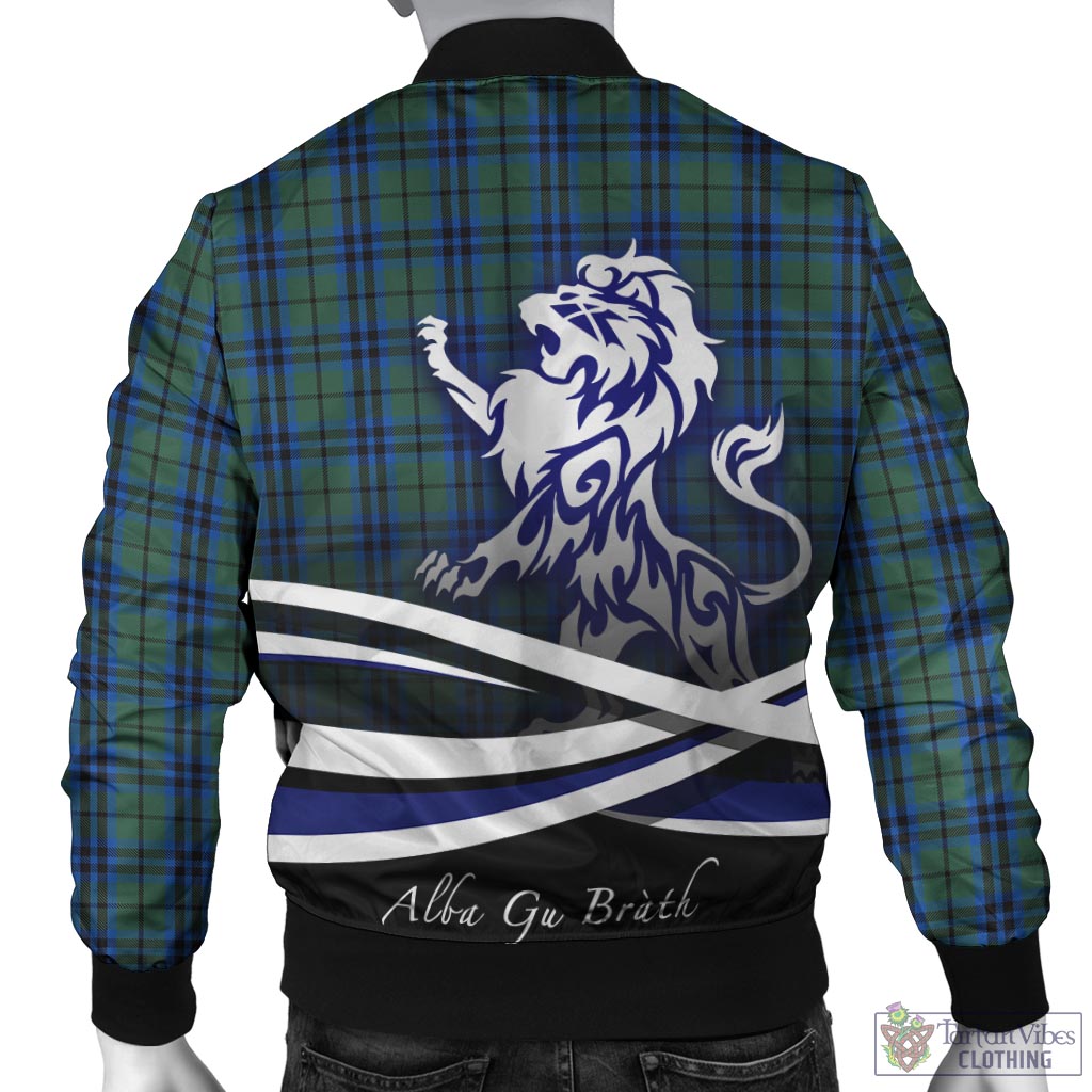 Tartan Vibes Clothing Keith Tartan Bomber Jacket with Alba Gu Brath Regal Lion Emblem