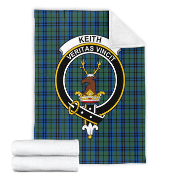 Keith Tartan Blanket with Family Crest