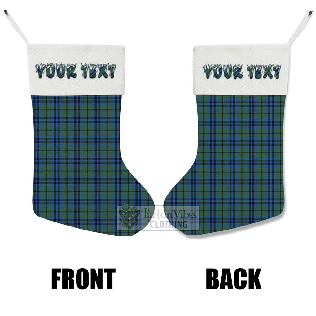 Tartan Vibes Clothing Keith Tartan Christmas Stocking with Personalized Text