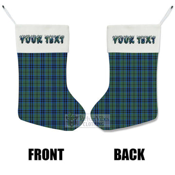 Keith Tartan Christmas Stocking with Personalized Text